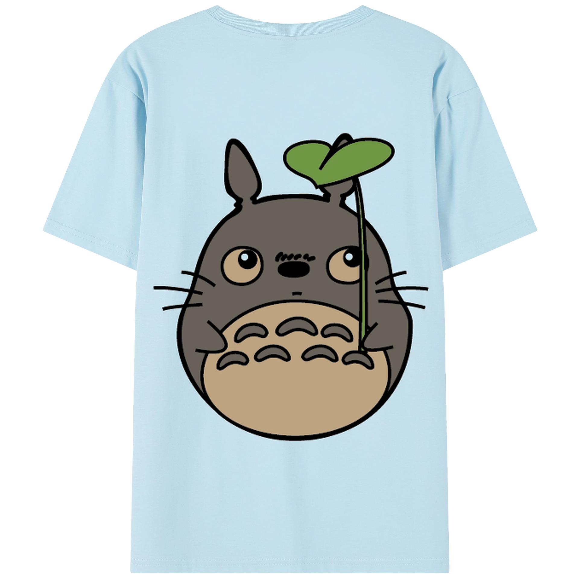 （画像用） となりのトトロ 草壁メイ 草壁サツキ My Neighbor Totoro Satsuki Kusakabe Mei Kusakabe 綿100％半袖Tシャツ（背面プリント）